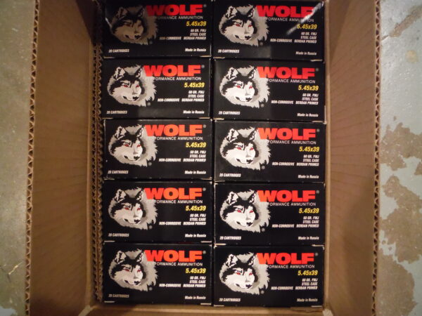 Wolf 5.45x39mm 1000 rounds